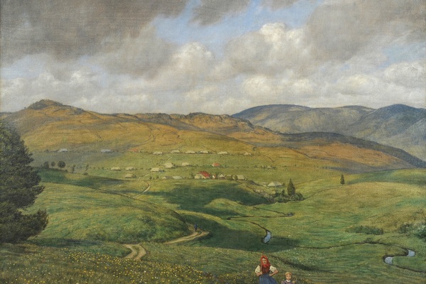 Gemlde "Bernauer Tal" von Hans Thoma aus dem Jahr 1904  Hans-Thoma-Kunstmuseum